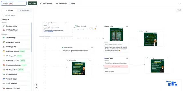 AI Chatbot — interface preview
