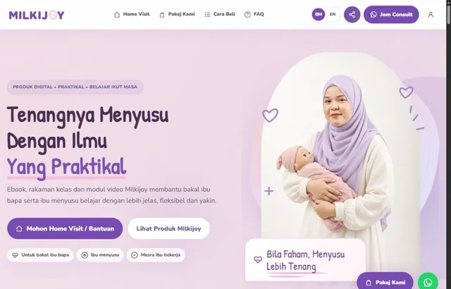 Milkijoy — interface preview