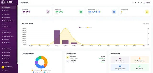 MindFixGen — interface preview