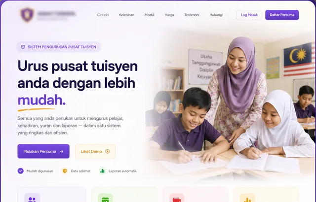Tuition Management — interface preview